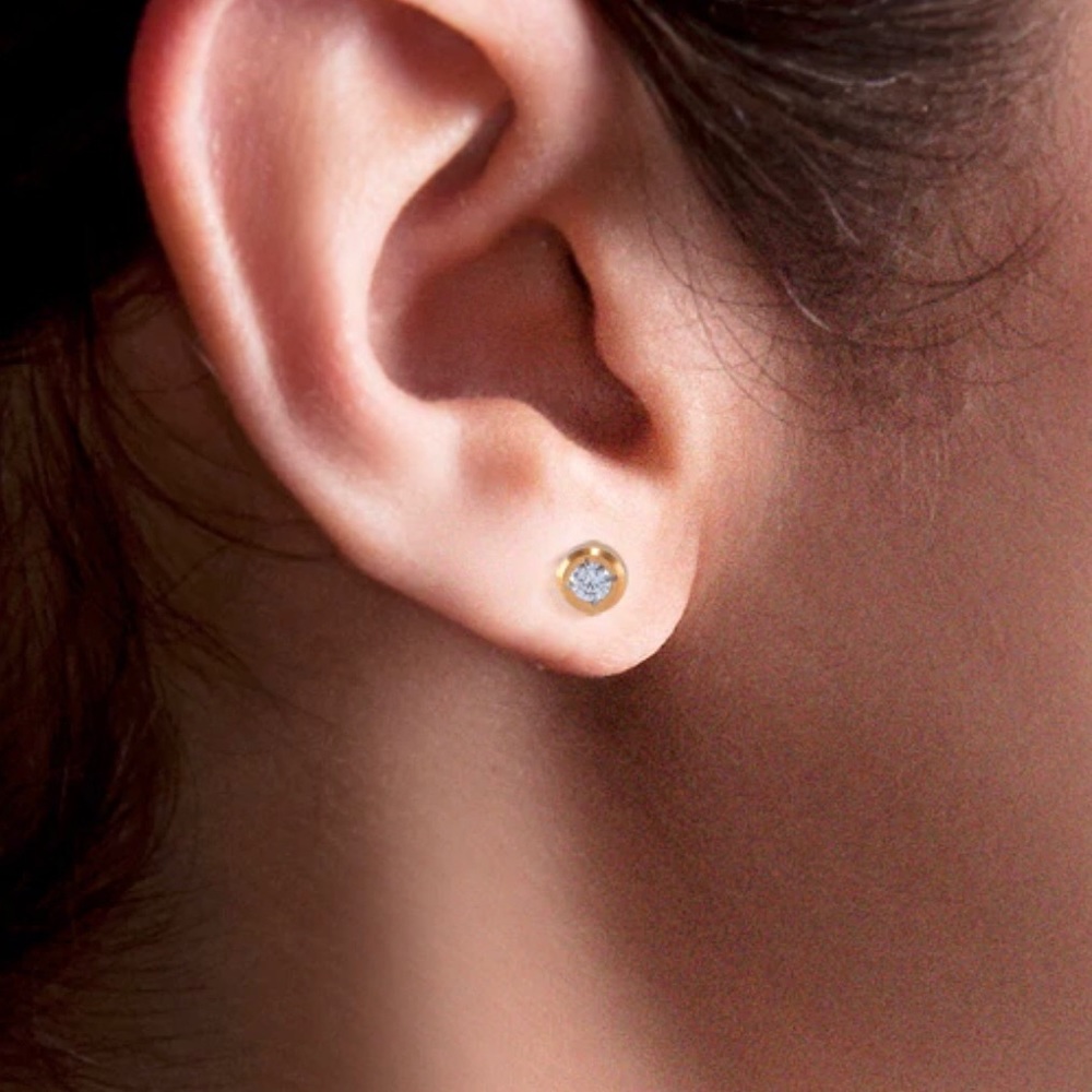 B Tiff solitaire earrings - NWT ❤️ - Picture 3 of 5